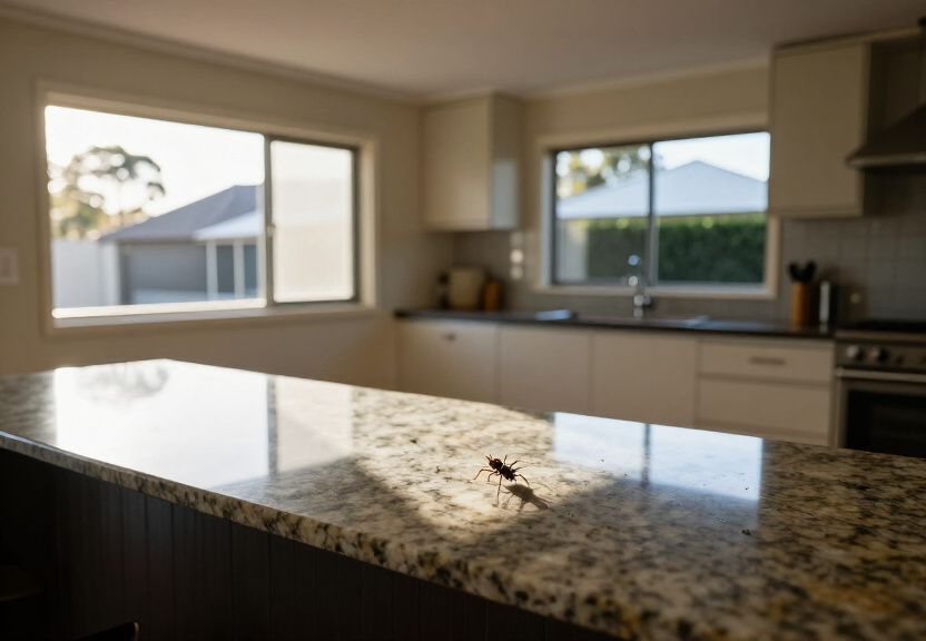 Ant-free Galston kitchen after pest control treatment